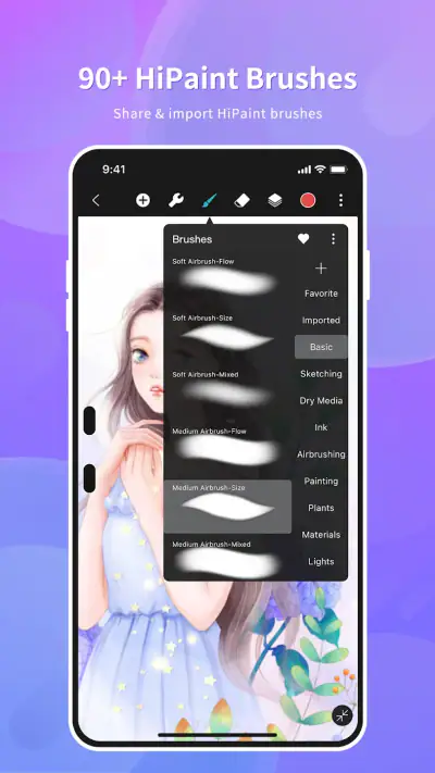 HiPaint: Sketch & Draw art screenshot 1