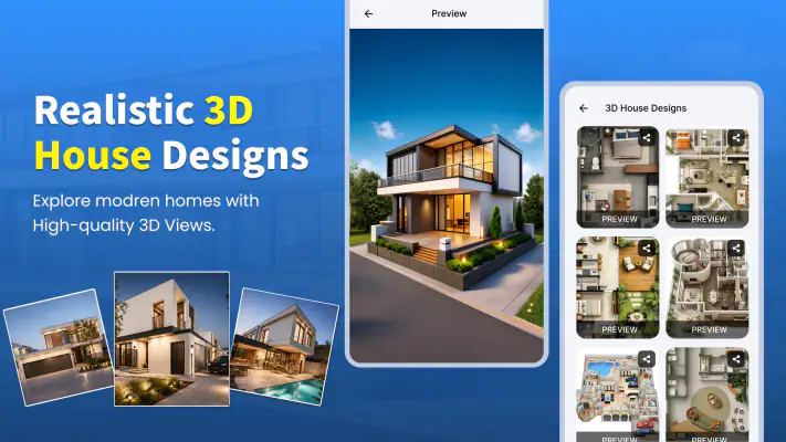 House Design Plan 3D screenshot 1