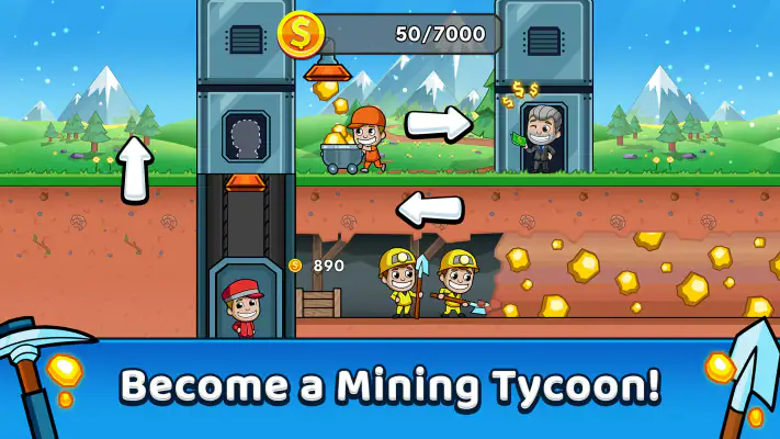 Idle Miner Tycoon: Gold Games screenshot 1