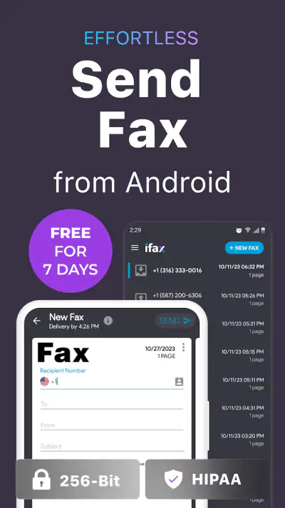 iFax - Send & receive fax app screenshot 1
