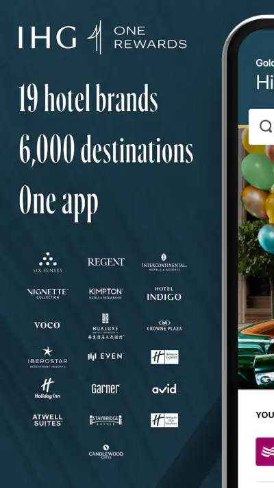 IHG One Rewards: Book Hotels screenshot 1