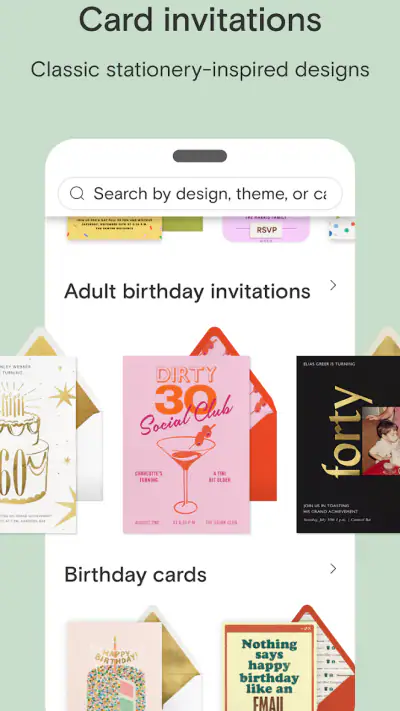 Invitation Maker - Card Design screenshot 1