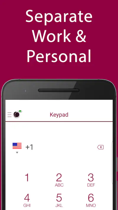 iPlum: 2nd Phone Number App screenshot 1