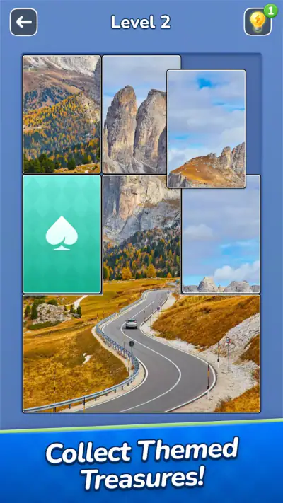 Jigsawcard Solitaire Puzzle screenshot 1