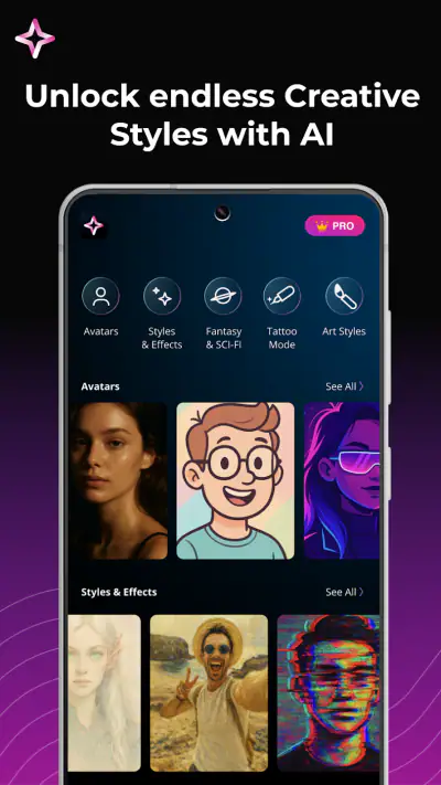 Kanvo: AI Art & Photo Studio screenshot 1
