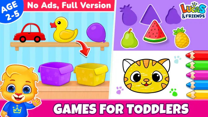 Kids Toddler & Preschool Games screenshot 1