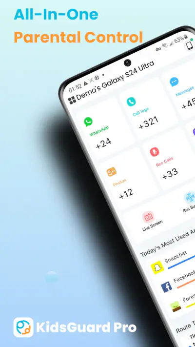 KidsGuard Pro-Phone Monitoring screenshot 1