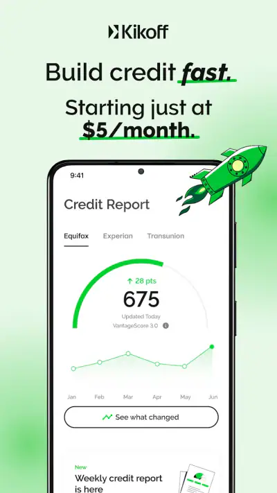 Kikoff - Build Credit Quickly screenshot 1