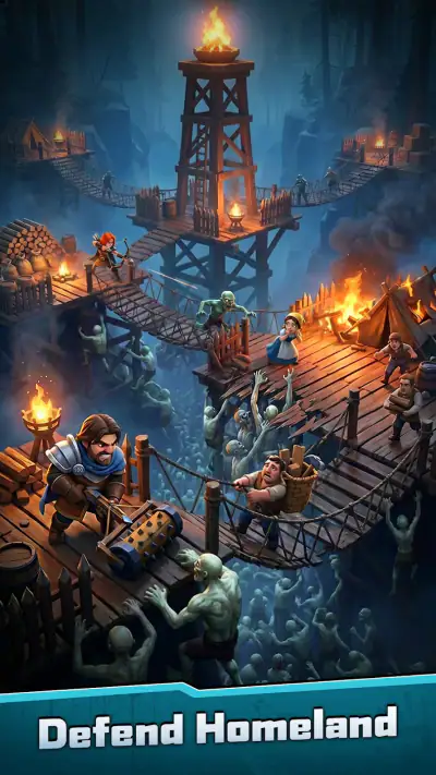 Kingdom Fall: Zombie Defense screenshot 1