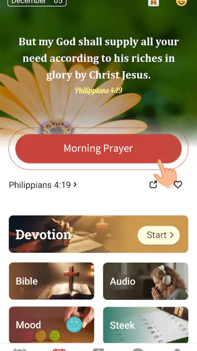 KJV Bible Audio - Daily Verses screenshot 1