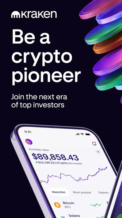 Kraken: Buy Stocks & Crypto screenshot 1