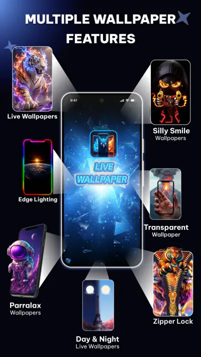 Live Wallpaper - Fun Art Magic screenshot 1