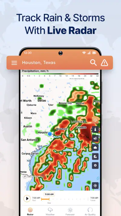Live Weather Radar Launcher screenshot 1