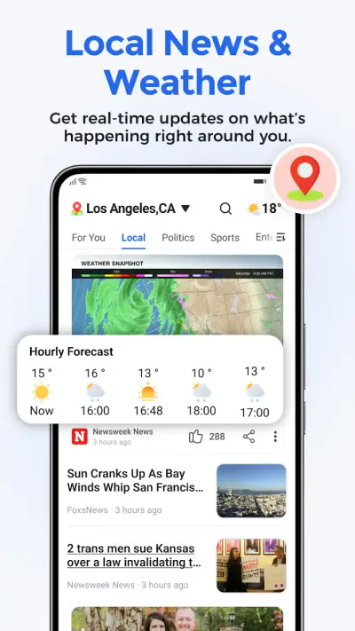 Local News - Breaking &Weather screenshot 1