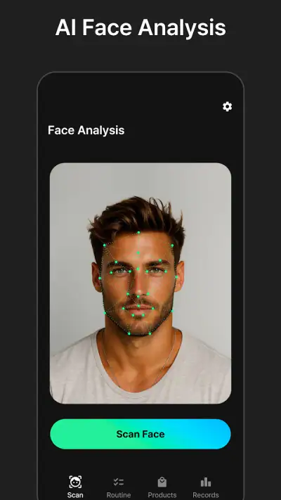 Looksmaxxing AI - Face Card screenshot 1