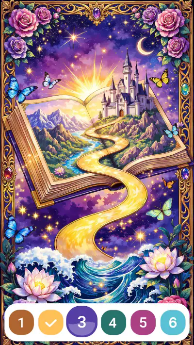Magic Fantasy Paint by Numbers screenshot 1