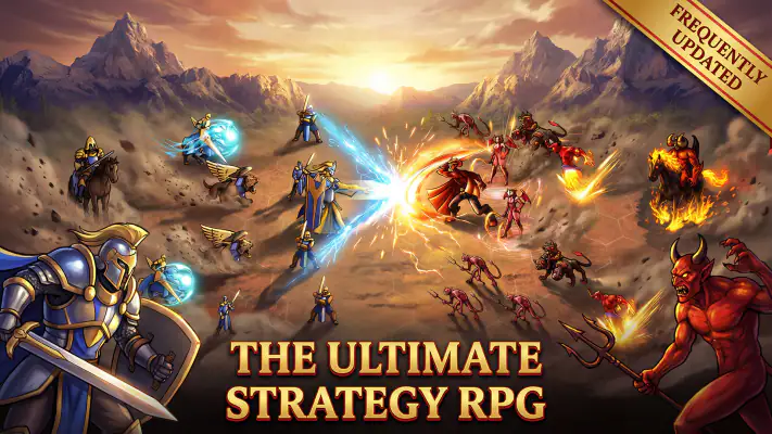 Magic War Legends: Tactics RPG screenshot 1