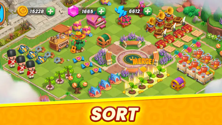 Solitaire: Merge Kingdom screenshot 1