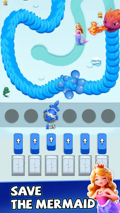 Mermaid’s Odyssey: Sort Match screenshot 1