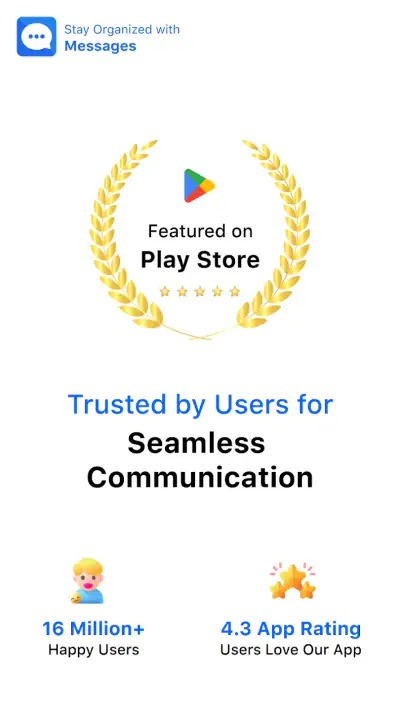 Messages: SMS Messaging App screenshot 1