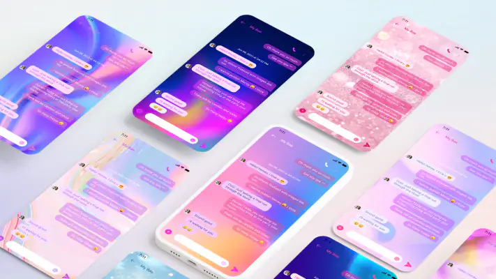 Messenger - Color SMS screenshot 1