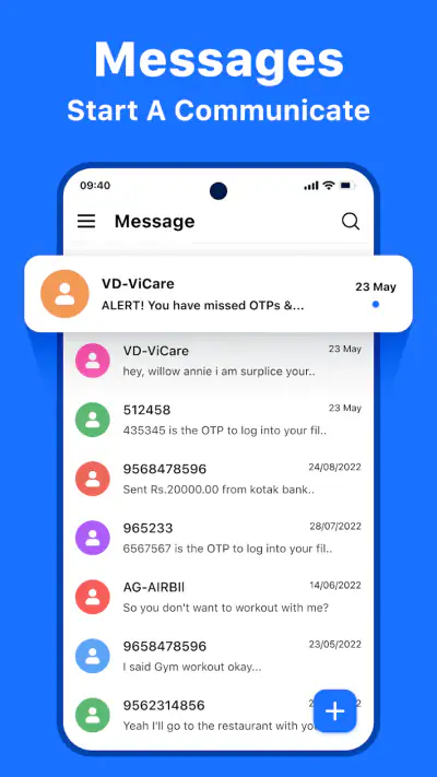 Messenger : Text Messages screenshot 1