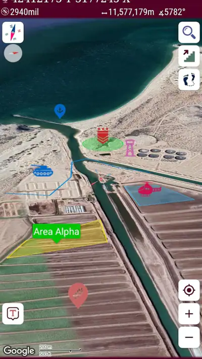 Mgrs & Utm Map Pro: Tactical screenshot 1