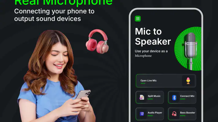 Mic to Speaker Bluetooth Mic screenshot 1