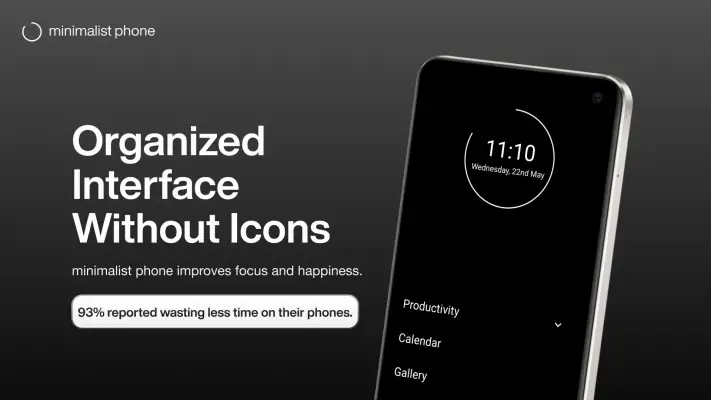 minimalist phone® - Launcher screenshot 1