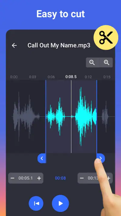 MP3 Cutter and Ringtone Maker screenshot 1