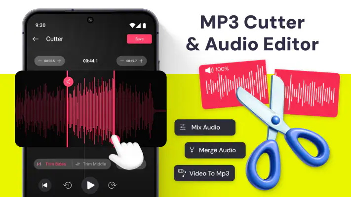 MP3 Cutter & Audio Editor screenshot 1