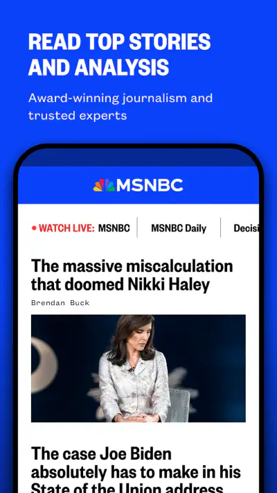 MS NOW: Watch Live News screenshot 1