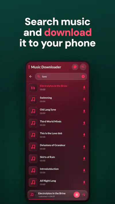 Music Downloader & Mp3 Player screenshot 1
