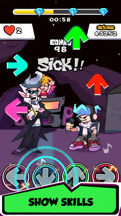 Music Night Battle - Full Mods screenshot 1
