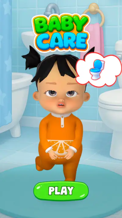 My Baby Care Toddler Girl Game screenshot 1