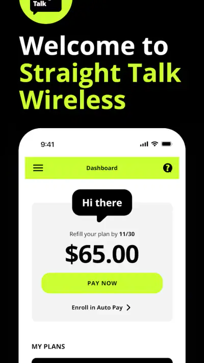 My Straight Talk: Mobile App screenshot 1