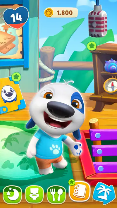 My Talking Hank: Islands screenshot 1