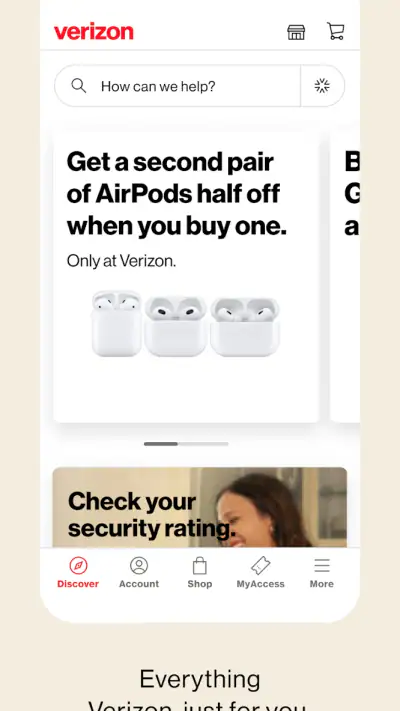 My Verizon screenshot 1