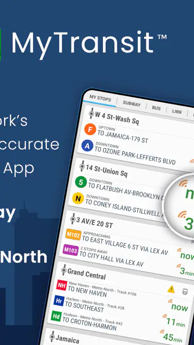 MyTransit NYC Subway & Bus MTA screenshot 1