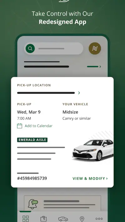 National Car Rental screenshot 1