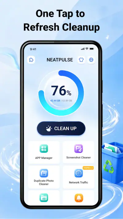 NeatPulse — Phone Cleaner screenshot 1