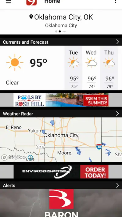 News 9 Weather screenshot 1
