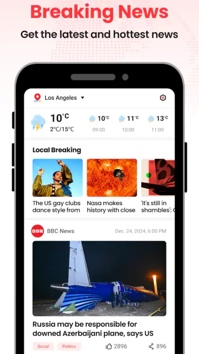 News Home - Latest & Breaking screenshot 1