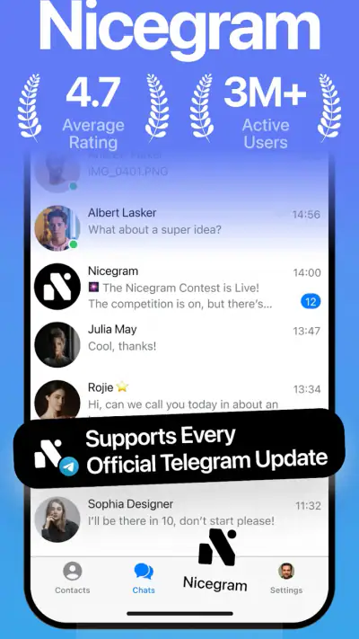 Nicegram: AI x Dual Telegram screenshot 1