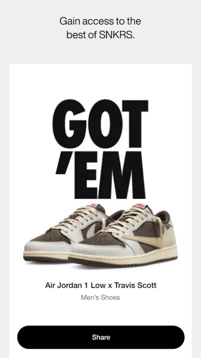 Nike SNKRS: Shoes & Streetwear screenshot 1