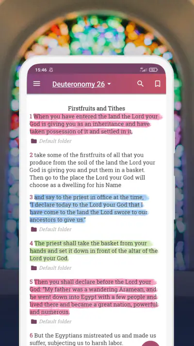 NIV Bible version, Offline app screenshot 1