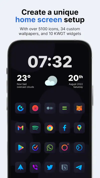 Nova Dark Icon Pack screenshot 1