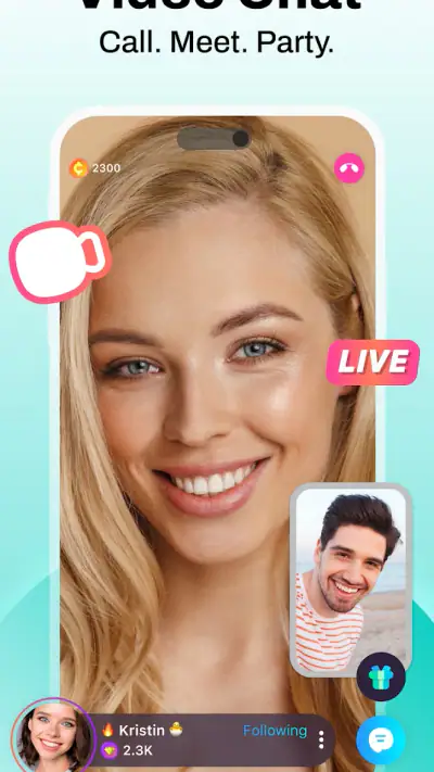 Nozy: Random Live Video Chat screenshot 1