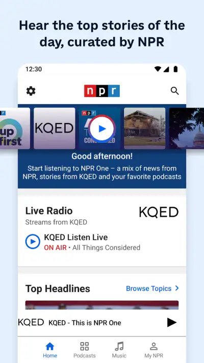 NPR: National & Local News screenshot 1