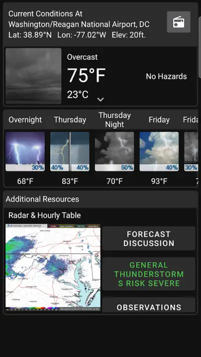 US Public Weather screenshot 1